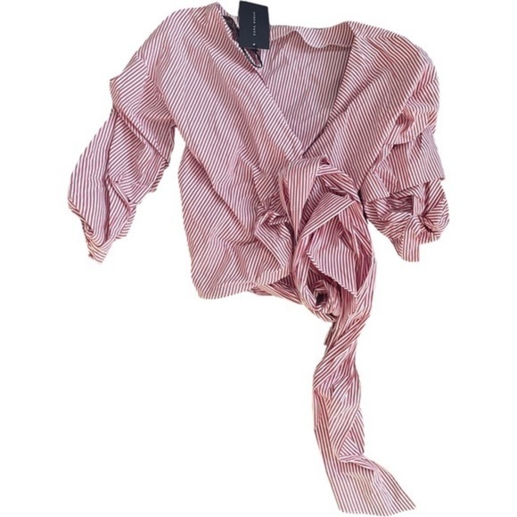 Zara wrap blouse NWT - Picture 2 of 2